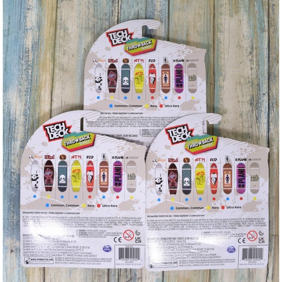 Tech Deck 3-Pack Skateboards Ultra Rare Eye / Rare Blind / Common ATM - Picture 3 of 3